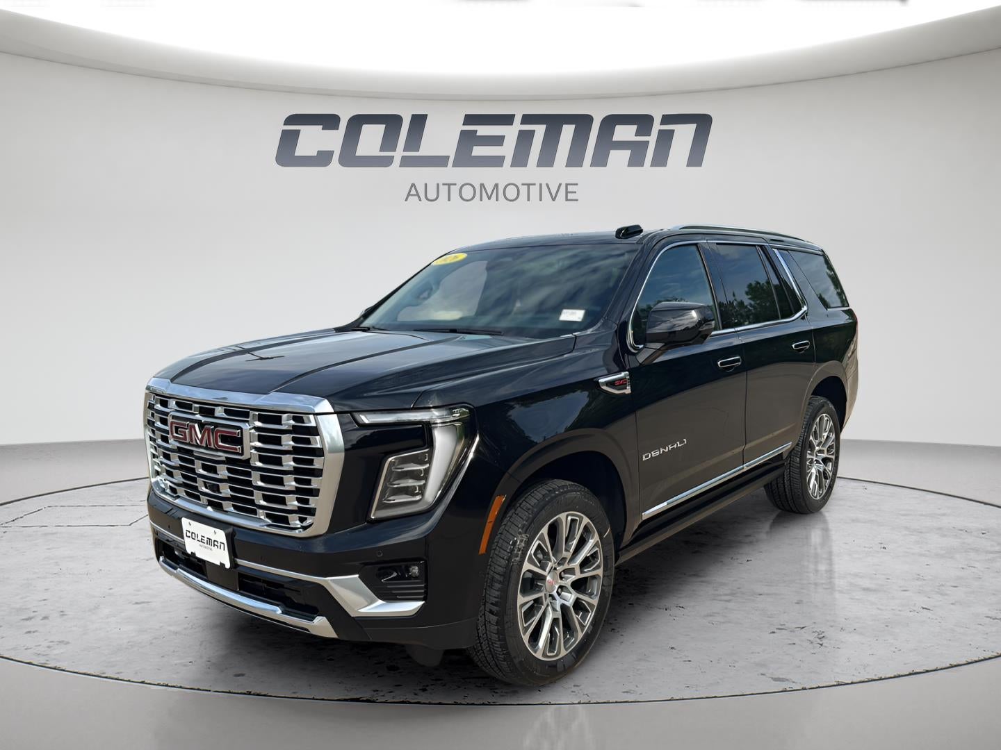 2026 GMC Yukon Denali in Onyx Black — front three-quarter view