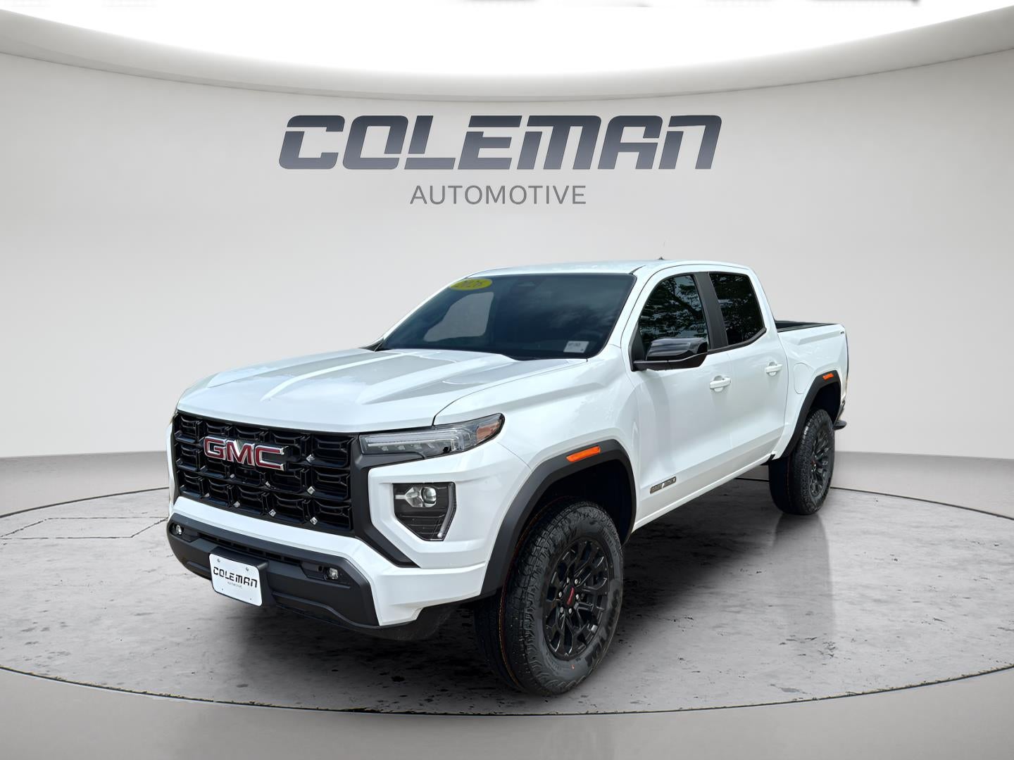 2026 GMC Canyon Elevation in Summit White — front three-quarter view