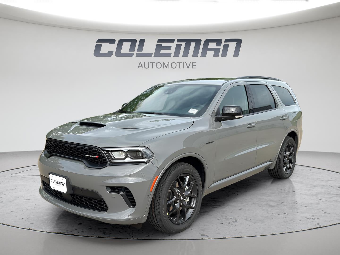 2026 Dodge Durango DURANGO GT PLUS AWD HEMI V8 in Destroyer Gray Clear-Coat Exterior Paint — front three-quarter view