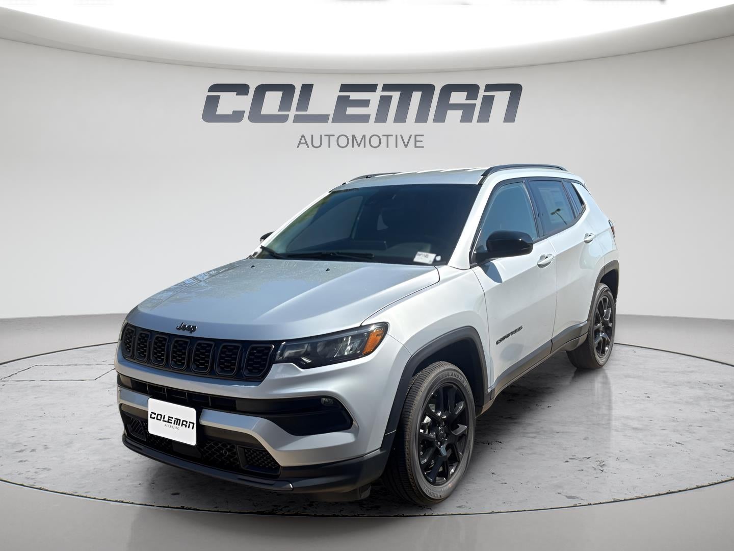 2026 Jeep Compass COMPASS LATITUDE ALTITUDE 4X4 in Silver Zynith Metallic Clearcoat — front three-quarter view