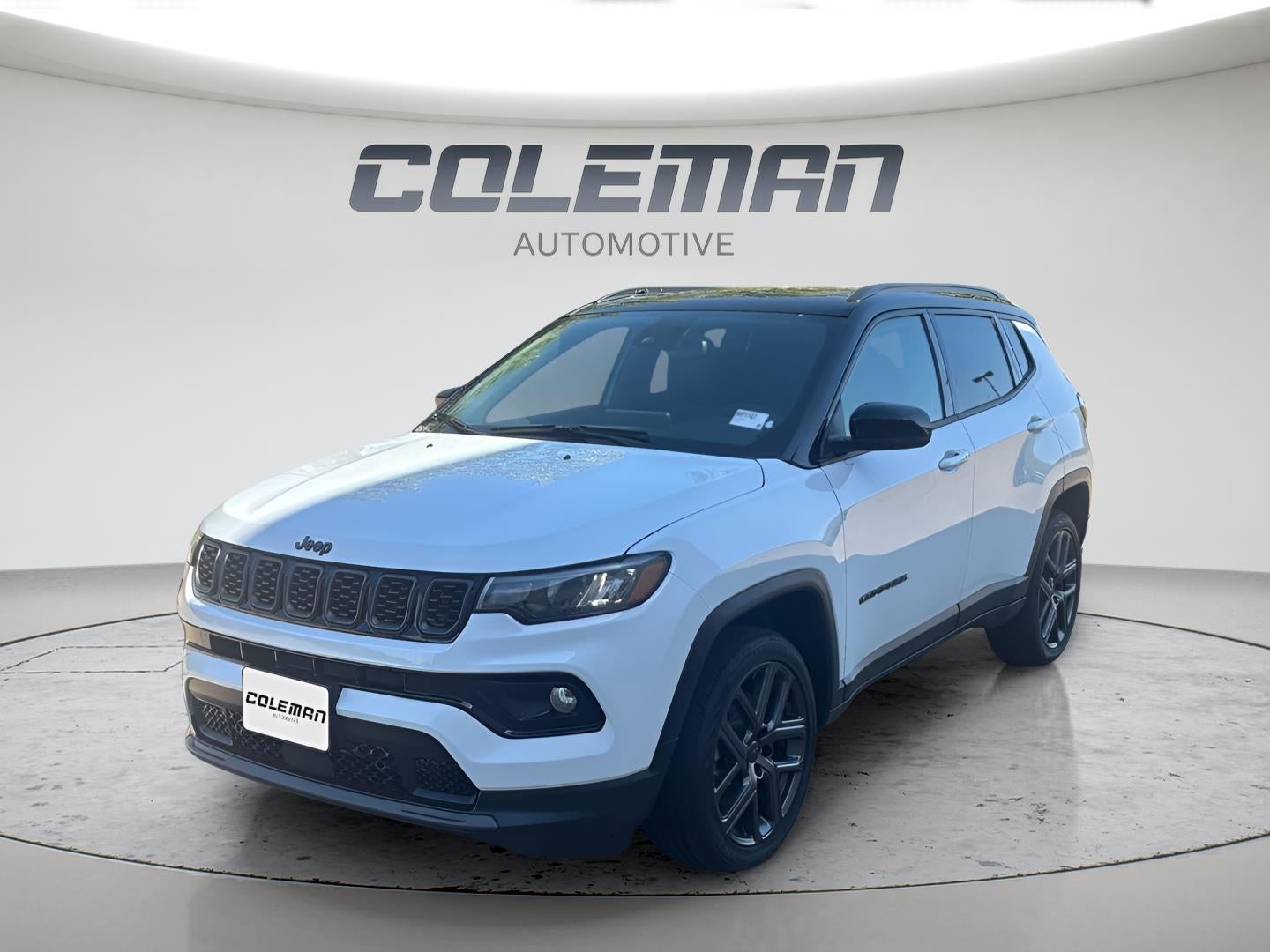 2026 Jeep Compass COMPASS LIMITED ALTITUDE 4X4 in Bright White Clear-Coat Exterior Paint — front three-quarter view