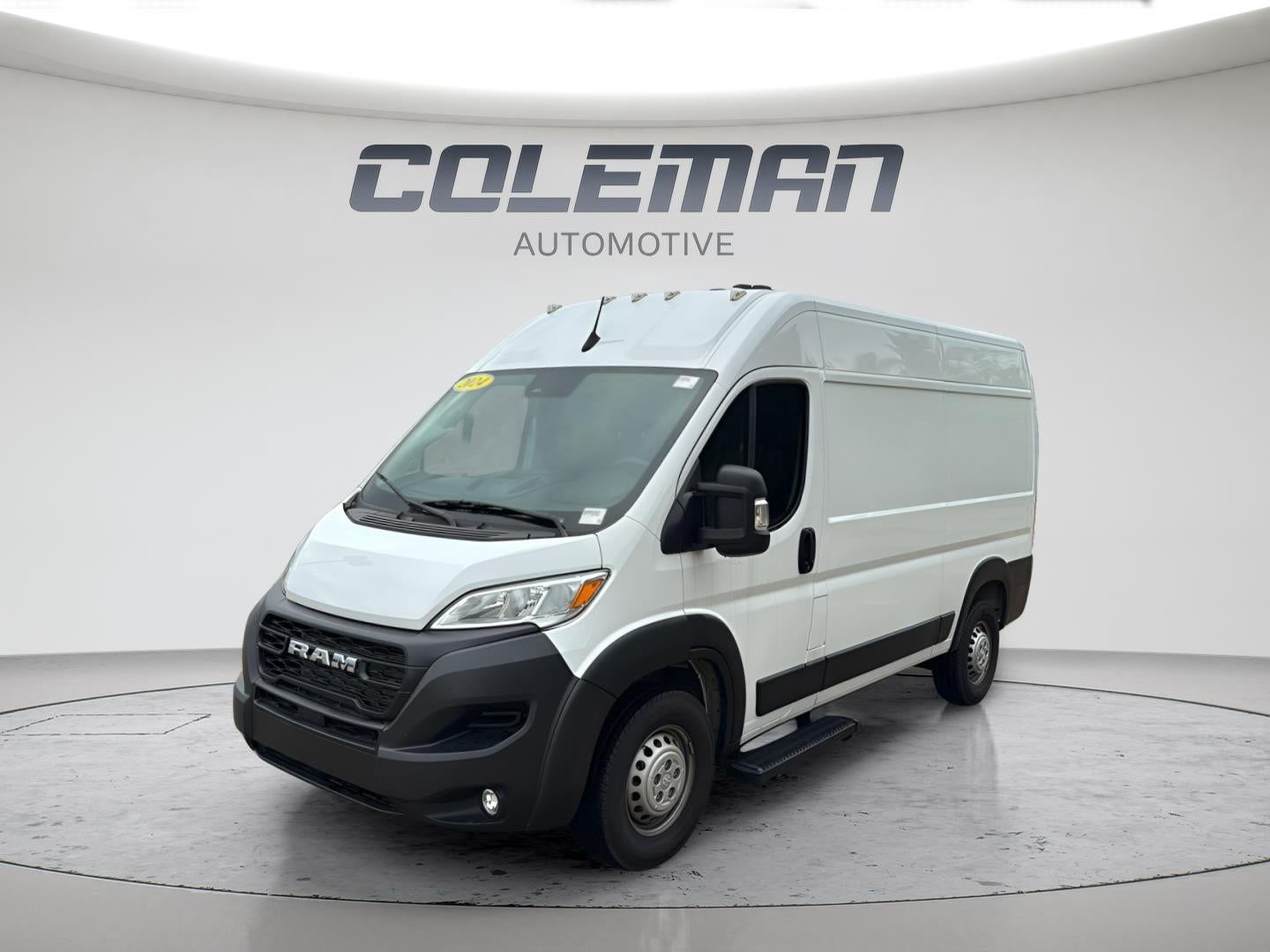 2024 RAM ProMaster 2500 Cargo Van Tradesman High Roof 136' WB w/Pass Seat in Bright White Clearcoat — front three-quarter view