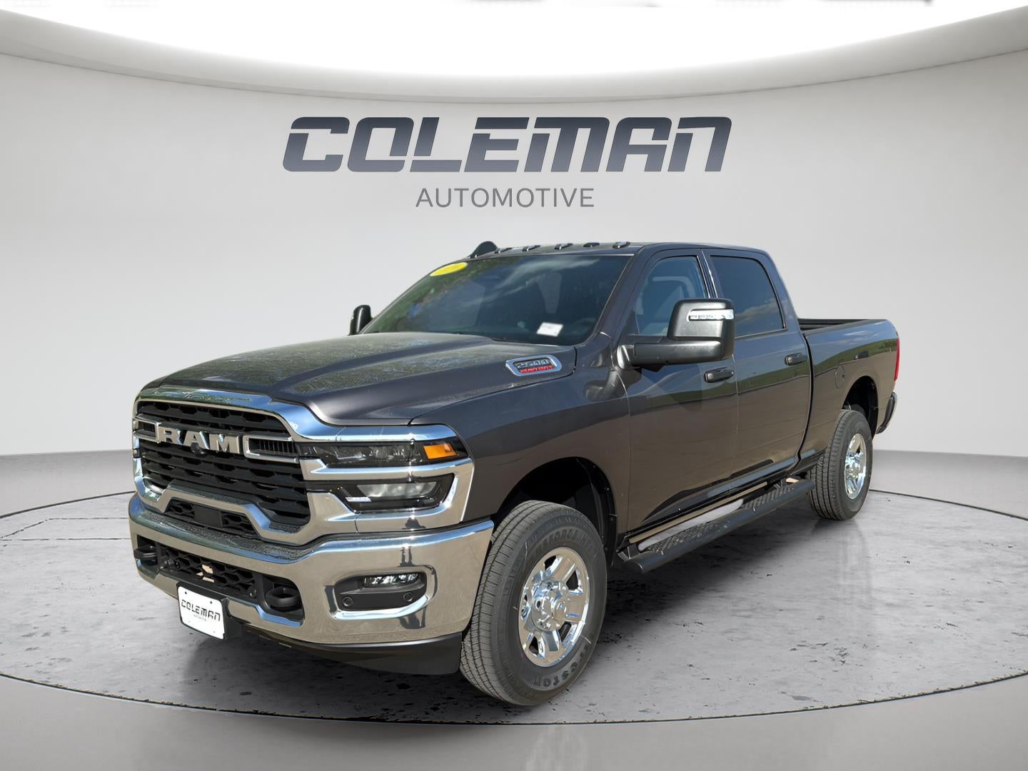 2026 RAM Ram 2500 RAM 2500 TRADESMAN CREW CAB 4X4 6'4' BOX in Granite Crystal Metallic Clear-Coat Exterior Paint — front three-quarter view