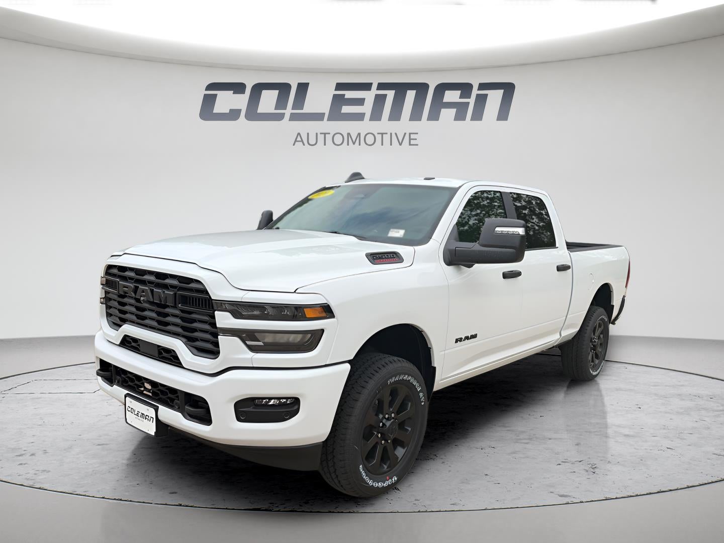 2026 RAM Ram 2500 RAM 2500 BIG HORN CREW CAB 4X4 6'4' BOX in Bright White Clear-Coat Exterior Paint — front three-quarter view