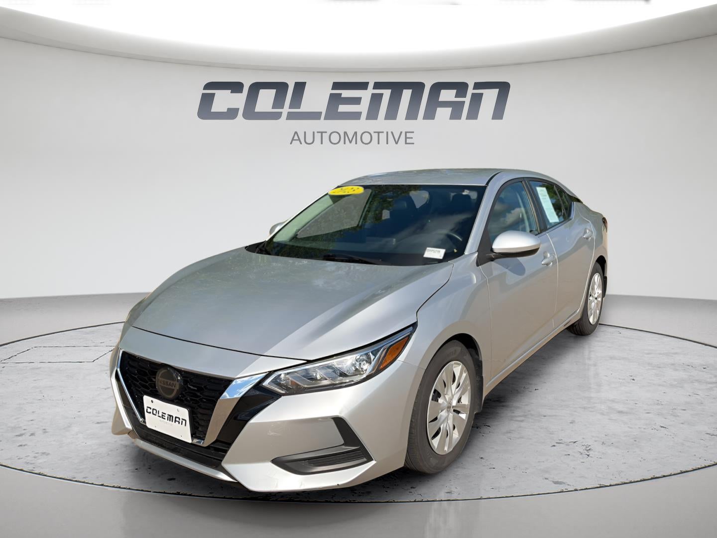 2023 Nissan Sentra S Xtronic CVT in Brilliant Silver Metallic — front three-quarter view